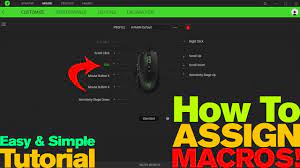 In simple terms, macro is a computing command which users use to make their life easier by completing the command in a short period of time. How To Assign Macro To Razer Mouse 2019 Youtube