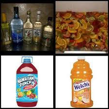 Jungle Juice It S Absolutely Delicious Add Everclear To Step It Up A Notch Alcohol Regular Vodka Jungle Juice Jungle Juice Recipe Alcoholic Jungle Juice