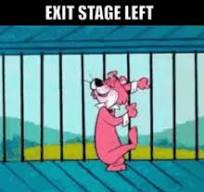 Snagglepuss Exit Stage Left GIF - Snagglepuss Exit Stage ...