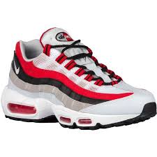 Nike Air Max 95 Men S Running Shoes University Red Wolf Grey Black Pure Platinum White Nike Air Max Nike Air Max 95 Nike Air Max Sale