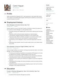 Please don't be tempted to use one of the resume wizards or templates that are available online or. Store Manager Resume Guide 12 Resume Samples Pdf 2020