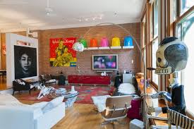 Living room pop art interior design. Groovy Baby Top 5 Extravagant Art Collector Homes Larry S List Art Collector Interviews And Art Collector Email Addresses