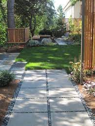 Certain types of flooring, like patio tiles and outdoor flooring, may be out of season. Square Paver Home Design Ideas Pictures Remodel And Decor Courtyard Landscaping Pathway Landscaping Walkway Landscaping