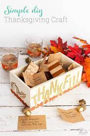 Simple Thanksgiving Decoration Thankful Box Craft Thanksgiving Crafts Thanksgiving Crafts Decorations Thanksgiving Crafts Diy