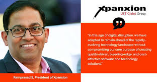 Ramprasad S, President of Xpanxion stated Xpanxion's 20 years celebration  is a land mark anniversary, look forward to continued innovation and  growth.  https://ust-global.com/news/xpanxion-celebrates-20-years-driving-customer-success-through-trusted  ...