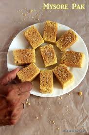 Traditional Mysore Pak Recipe With Video Udupi Recipes Recipe Indian Dessert Recipes Cooking Recipes Desserts Indian Desserts