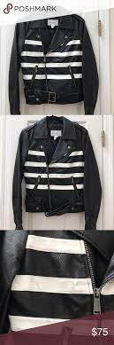 Bcbg Generation Faux Leather Jacket Faux Leather Jackets Black Faux Leather Jacket Clothes Design
