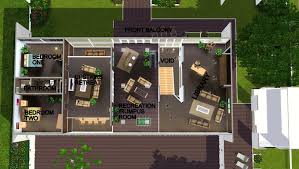 It is easier than ever to make a floor plan for a house with the advent of the internet. Mod The Sims Modern Perspective Open Plan Modern Family Home No Cc