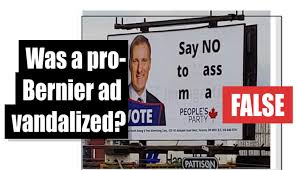 Bernier, who struggled at times with his delivery, said his party would prioritize economic immigrants, accept fewer refugees, considerably limit those accepted under the family reunification program and scrap the option to sponsor parents. Fact Check Was A Pro Bernier Ad Vandalized