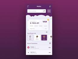 Wallet Ios App Landing Profile Animation App Ios App Wallet