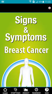 The first symptom of breast cancer that most women notice is a lump or an area of thickened tissue in their breast. Signs Symptoms Breast Cancer Pour Android Telechargez L Apk
