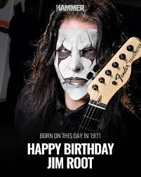 Happy 54th Birthday to #Slipknot guitarist, Jim Root! 🖤 📷: Jesse  Wild/Total Guitar Magazine/Future via Getty Images
