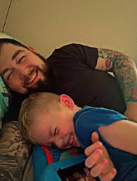 This is our 5 year old son Luke. He has a twin named Leia. Luke has autism  and doesn't speak much. To say things like “I love you mommy” are rare and