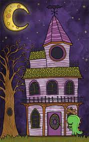 The Haunted House Haunted House Halloween House House Drawing