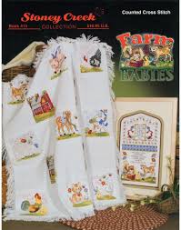 Stoney creek fall harvest model stitched on a charle's craft 14ct. Buy Stoney Creek Baby Collection Counted Cross Stitch Pattern Book Farm Babies Book 413 Online In Kazakhstan B003n82q08