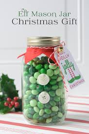 Diy christmas candy jar ideas. Elf Mason Jar Christmas Gift Holiday Inspiration Hoosier Homemade