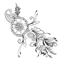 Pin By Ruth Massey On Floral Inspirations Henna Wall Art Ink Pen Drawings 8x10 Art Prints