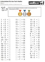 Matheaufgaben klasse 1 mit lösungen ausdrucken und loslegen! Ubungen Mathe Klasse 1 Kostenlos Zum Download Lernwolf De