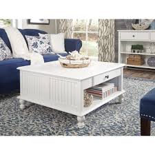 International Concepts Cottage Beach White Square Coffee Table Ot07 20sc The Home Depot Beach House Furniture Beach House Interior Design Home Decor