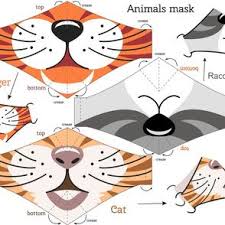 Colorful Fabrics Digitally Printed By Spoonflower Butterflies Face Mask In 2021 Animal Face Mask Diy Mask Animal Faces