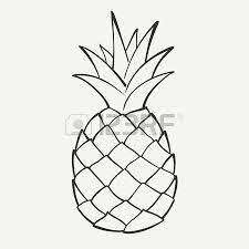 ▪ 18 black & white (see picture 4). Outline Black And White Image Of A Pineapple Fruits Drawing Pineapple Drawing Pineapple Vector
