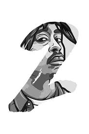 2pac Printable Poster 2pac Art Tupac Art Rapper Art