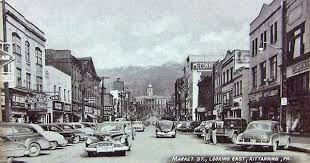 Kittanning Pa Early 1950s Old Street Hometown Towns
