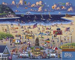 Danish beach house jigsaw puzzle. Beach Jigsaw Puzzles Jigsaw Puzzles For Adults