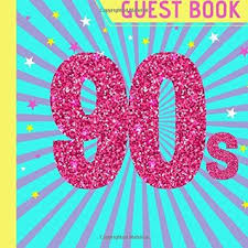 We sell 80s, 90s and 00s noughties party decorations. Guest Book Beautiful 90s Party Guest Book Plus Picture Pages To Keep As A Memory Keep Sake And Treasure Forever 90s Theme Party Supplies 90s Party Decorations 90s Party Invitations By Love Life