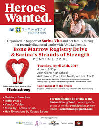 Pro hair styling, hair texturing. Support Sarinastrong Bone Marrow Drive Fundraiser For Sarina Vito On April 25