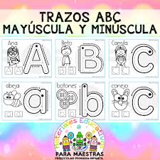 Abecedario Mayuscula Y Minuscula Materiales Educativos Para Maestras