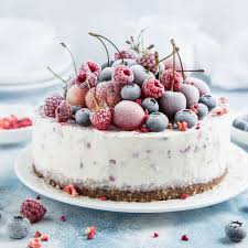 The minty flavor compliments these great desserts perfectly and provides a beautiful look that makes these fantastic treats an impressive addition to any dessert table. Berry Delicious Christmas Ice Cream Cake