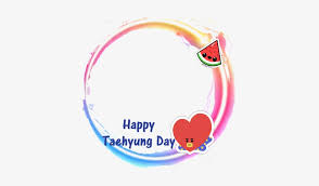 Quick twibbon tutorial for the people who asked: A Twibbon Made For The Celebration Of Kim Taehyung S V 400x400 Png Download Pngkit