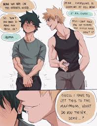 BakuDeku unleashing his rage on Izuku Midoriya - explicit comic