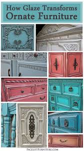 How Glaze Transforms Ornate Furniture Ornate Furniture Painted Furniture Redo Furniture
