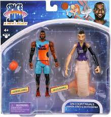 Space Jam A New Legacy 2 Pack On Court Rivals Lebron White Mamba In 2021 White Mamba James White Space Jam