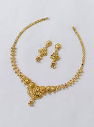 Beautiful Necklace Set Only From The Gold Factory 3 Necklace 9 800 Gm Rs 34800 Ear Gold Necklace Set Gold Jewellery Design Necklaces Bridal Gold Jewellery