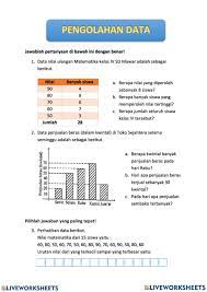 Perhatikan tabel persediaan buah di rumah dimas! Matematika Pengolahan Data Exercise