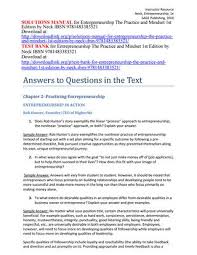 Solutions Manual For Entrepreneurship The Practice And Mindset 1st Edition By Neck Ibsn 978148338352 By Hoskisson22 Issuu