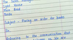 How To Write Placing Order Letter In English || Placing An Order Letter  Format - Youtube