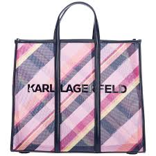 Tote Bag Karl Lagerfeld K Printed 211w390931 Rosa Frmoda Com