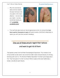 A laser operator with laser safety training and certification. How To Remove Tattoos Naturally Without Laser