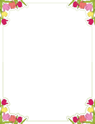 Purple Easter Border Clip Art Page Border And Vector Graphics Page Borders Floral Border Design Borders And Frames