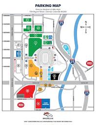 20 circumstantial mile high stadium parking map