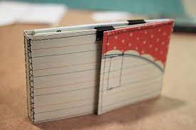 A green card is the best and the fastest ticket to american life. 4x6 Index Card Folder Tutorial Amanda Hawkins Index Cards Index Card Holders Mini Scrapbook Albums