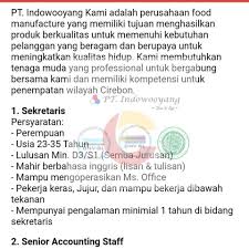 Biasanya ditemukan ubi berukuran besar di ujung guludan, sehingga pembatasan panjang dapat meningkatkan hasil panen karena semakin banyak ujung guludan. Gaji Di Pt Indowooyang Lowongan Kerja Pt Indowooyang Plered Cirebon Data Ini Saya Dapat Dari Situs Departemen Tenaga Kerja Jepang Darkimaluco