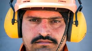 Portraits of earthquake rescue workers in Turkey