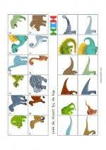 Mini Loco Dinosauriers Kop Staart Knutselen Dinosaurus Thema Dinosaurussen