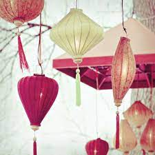 Lanterns Paper Lanterns Pink Lanterns Chinese Lanterns
