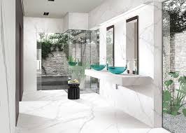 Wall tile is a stylish and functional material to incorporate into your home's design. Bathroom Tile Ideas Use Large Tiles On The Floor And Walls Realgres